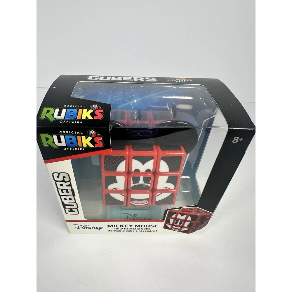 Rubik's Cube Disney Mickey Mouse Cuber Solvable Puzzle Rubik's Cube With Stand